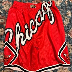Mitchell & Ness Red Hardwood Classics Apparel